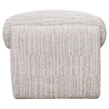 Ivory Varo Ottoman Bench
